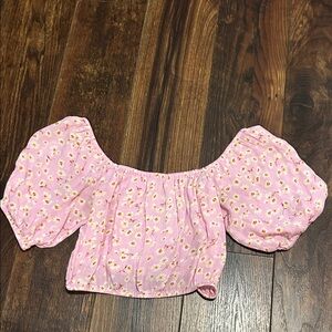 Billabong Pink Floral Top